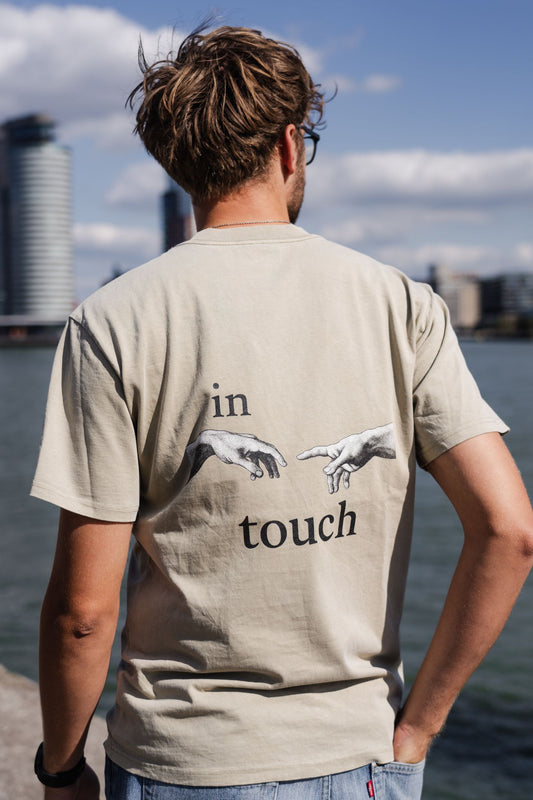 TRØBL Oversized T-shirt – In Touch | Streetwear| Michelangelo-Inspired