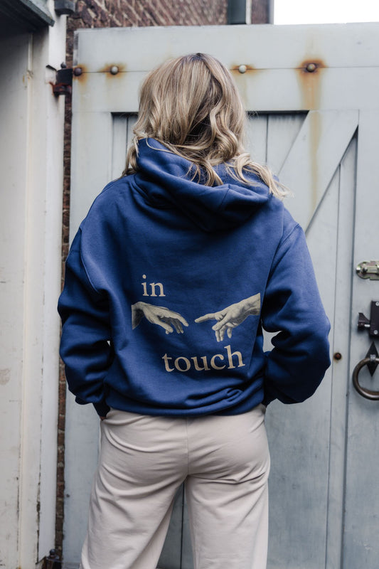 TRØBL Oversized Hoodie – In Touch | Streetwear | Inspired by Michelangelo