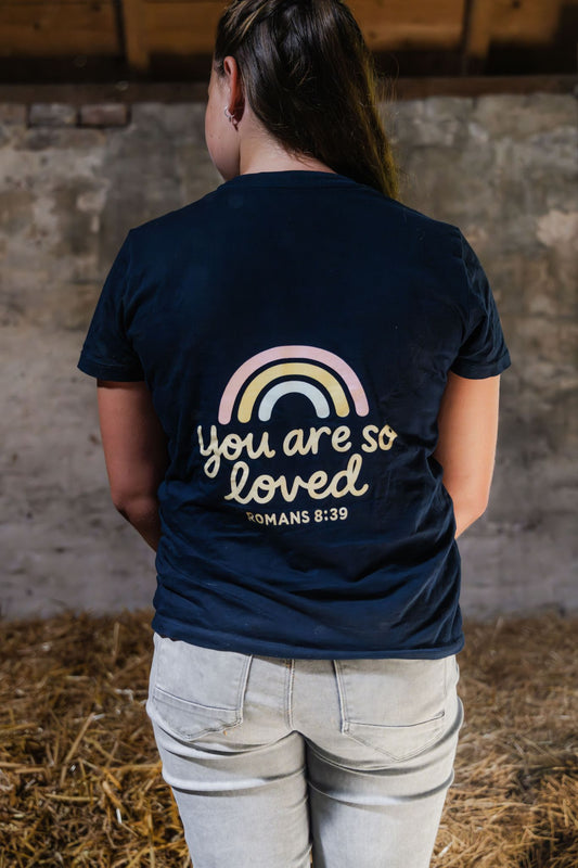 Evertrue Kids T-shirt – You Are So Loved | Romeinen 8:39 | Christelijke Kindermode