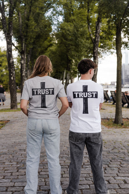 Evertrue T-shirt – Trust | Kruisvorm | Christelijke volwassenmode