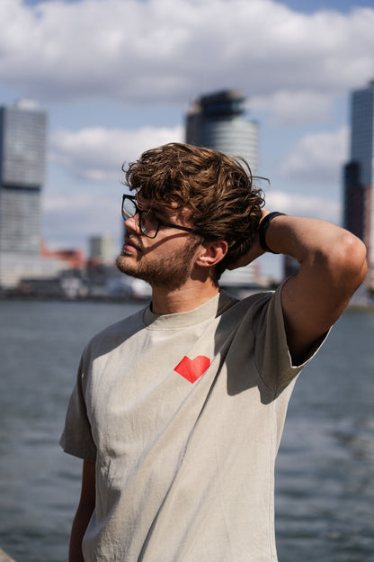 TRØBL Oversized T-shirt – In Touch | Streetwear| Michelangelo-Inspired