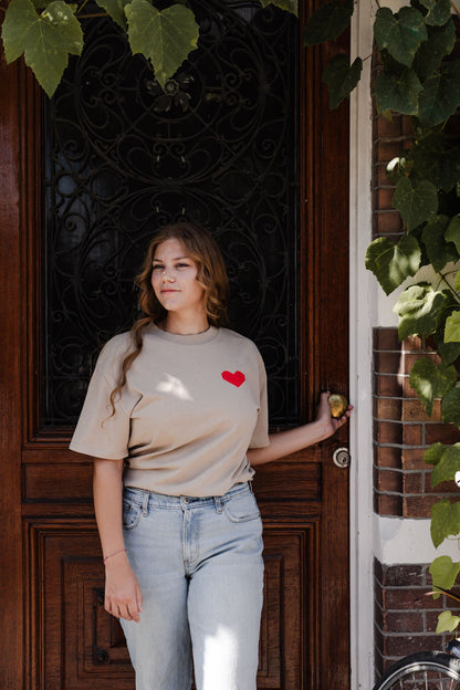 TRØBL Oversized T-shirt – In Touch | Streetwear| Michelangelo-Inspired