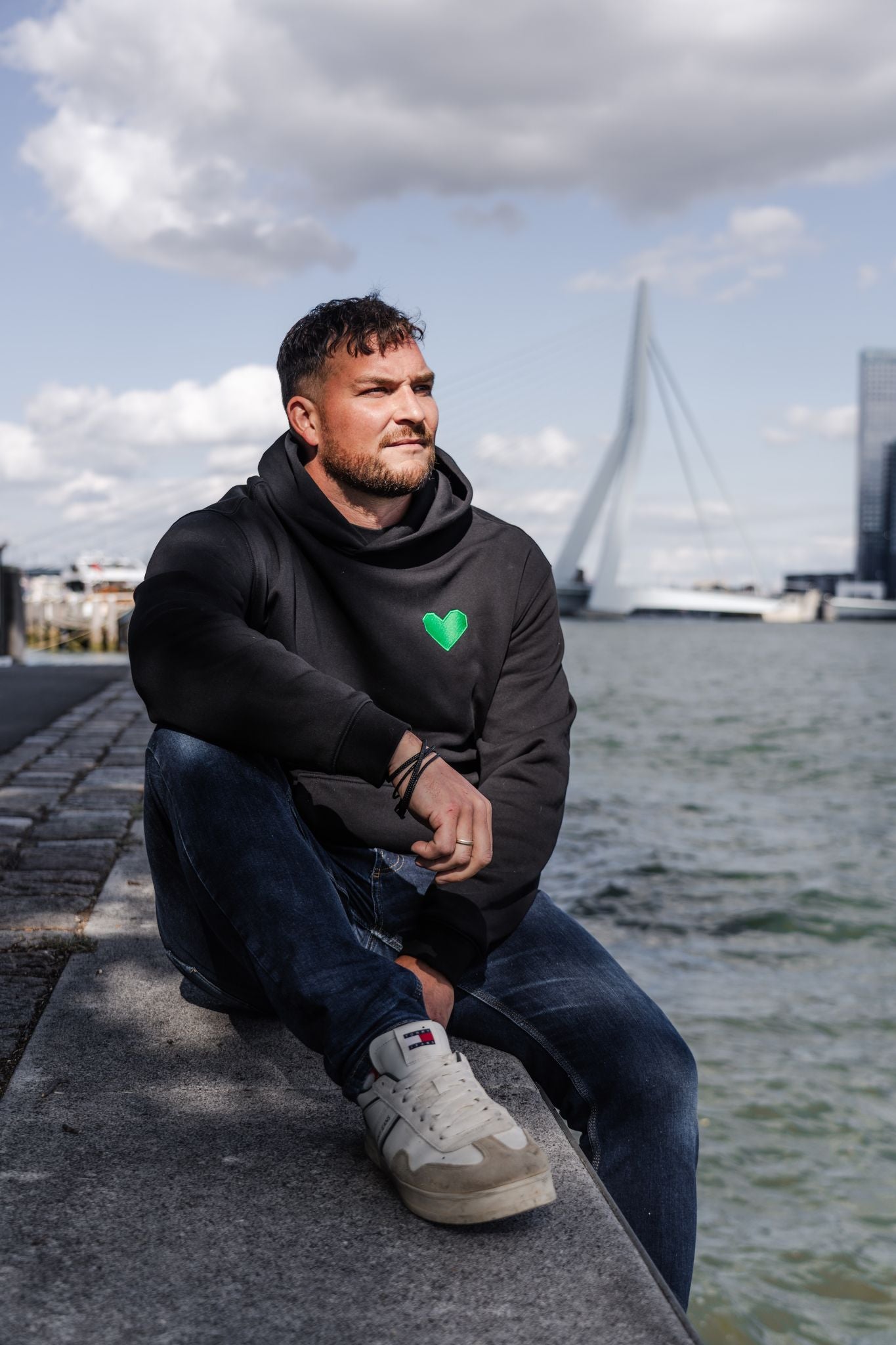 TRØBL Oversized Hoodie – You Never Walk Alone | Rotterdam Streetwear