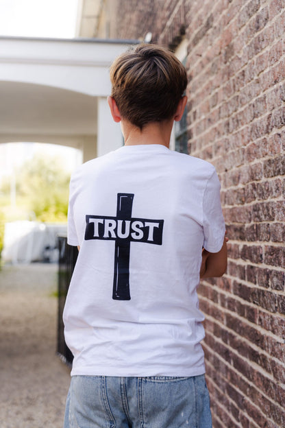 Evertrue Kids T-shirt – Trust | Psalm 28:7 | Christelijke Kindermode