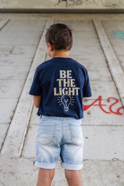 Evertrue Kids T-shirt – Be the Light | Matteüs 5:14 | Christelijke kindermode