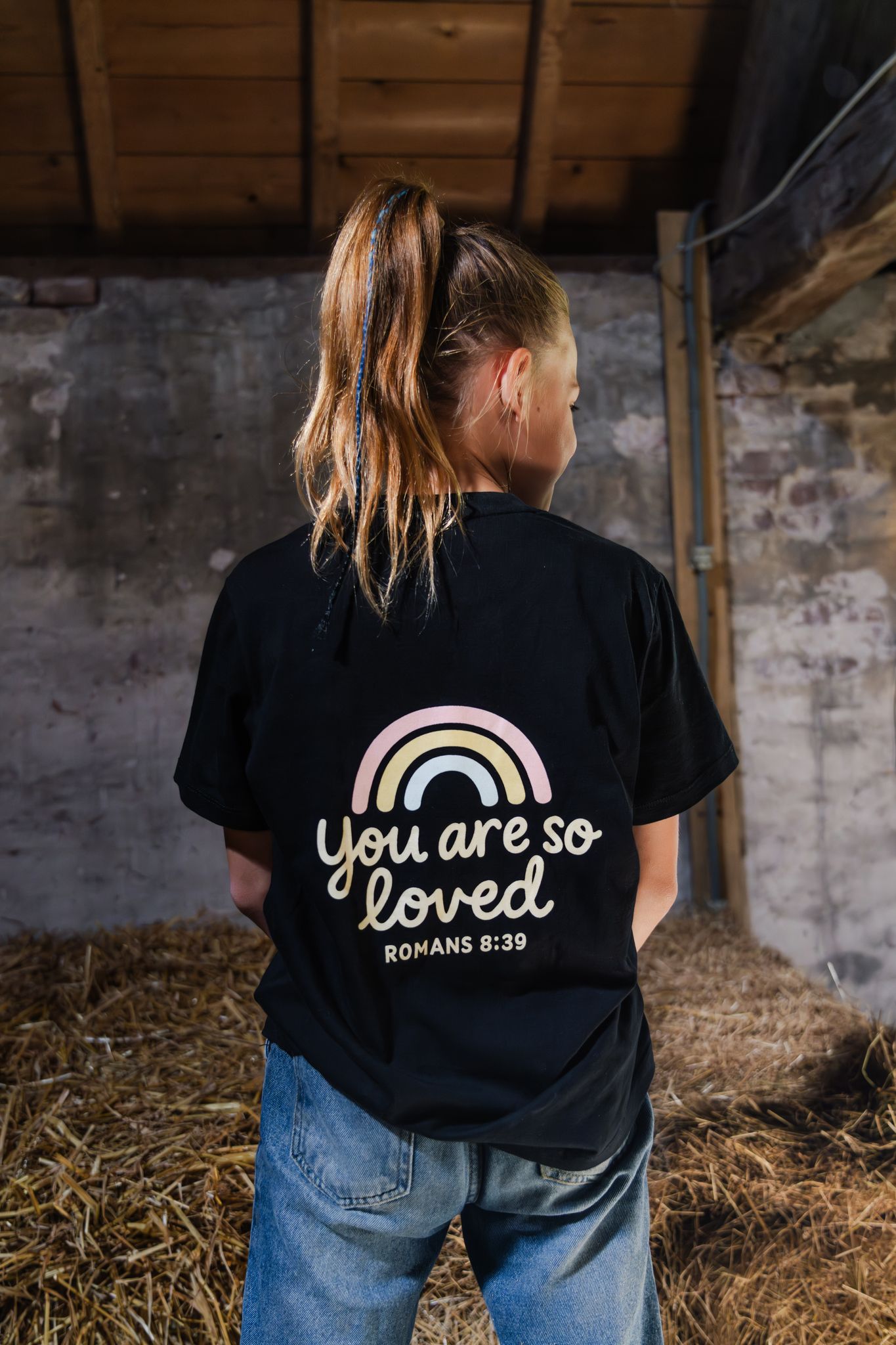 Evertrue Kids T-shirt – You Are So Loved | Romeinen 8:39 | Christelijke Kindermode