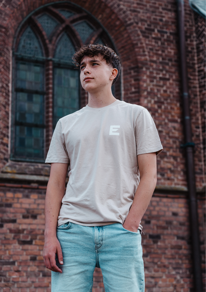 Evertrue T-shirt met tekst “Ik ben de weg, de waarheid en het leven” uit Johannes 14:6 – duurzaam biologisch shirt in unisex pasvorm