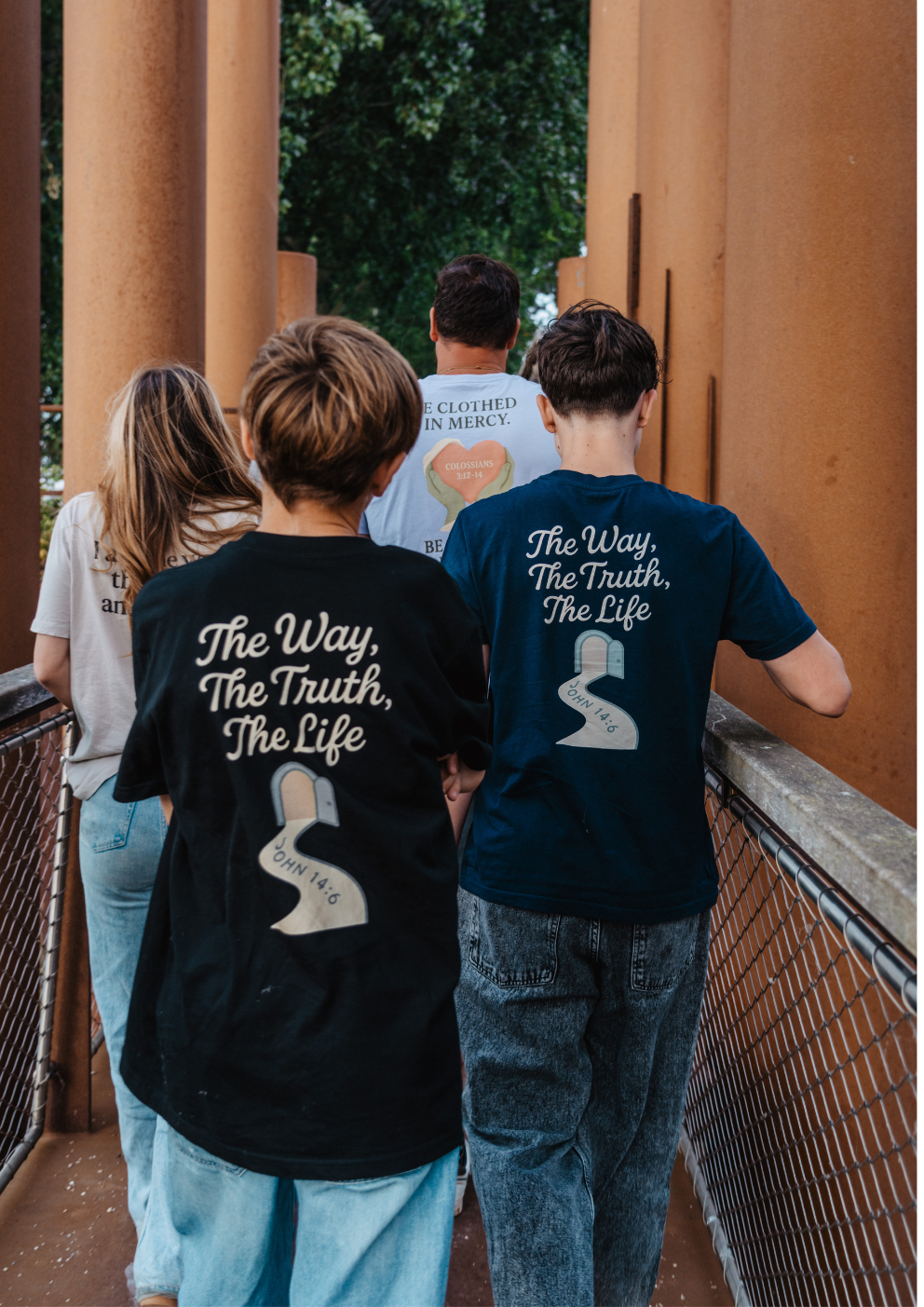 Evertrue T-shirt – De Weg, de Waarheid en het Leven | Johannes 14:6 | Christelijke volwassenmode