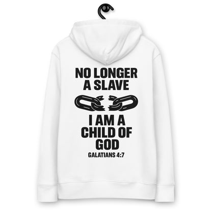 Productomschrijving Je bent geen slaaf meer. Je bent een kind van God. “Dus ben je geen slaaf meer, maar een kind. En als je kind bent, dan heeft God je ook erfgenaam gemaakt.” – Galaten 4:7 Identity over insecurity.Deze Evertrue Hoodie draagt de kern van wie je bent: gekozen, vrijgemaakt en geadopteerd door de Vader. 